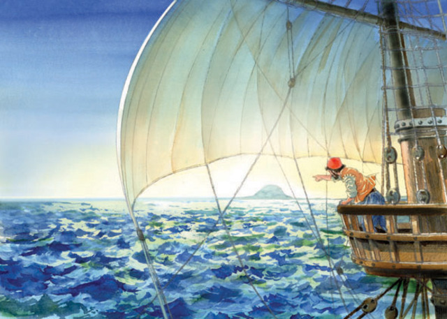 Avistam sinais de terra