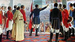 San Martín leaves Chile and arrives in Peru