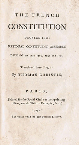 First French Constitution