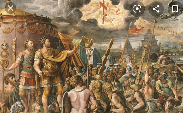 Costantino si allea con i cristiani