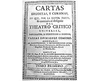 Cartas Eurditas - Jerónimo Feijoo