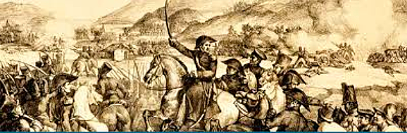 Álvarez frente a las tropas