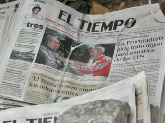 fundacion de " EL TIEMPO"