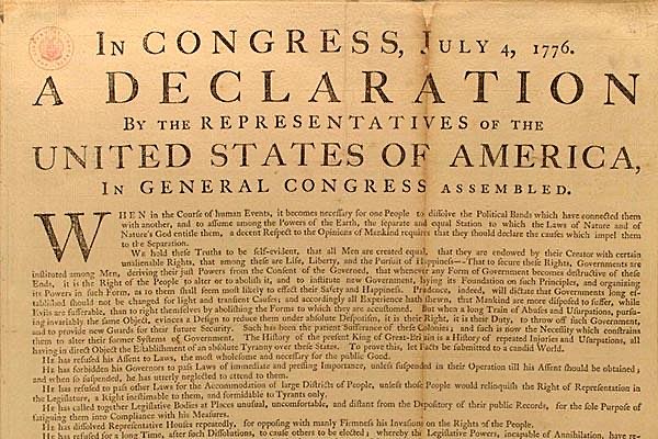 Declaration of Independence Gets Adopted
