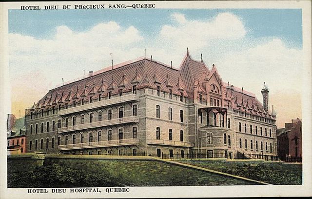 Fondation de l'Hôtel-Dieu de Québec par les Augustines