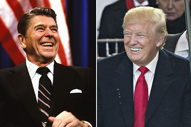 trump admired ronald reagan