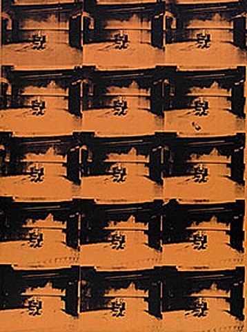 PAINTING: Orange Disaster #5 Andy Worhol 1963