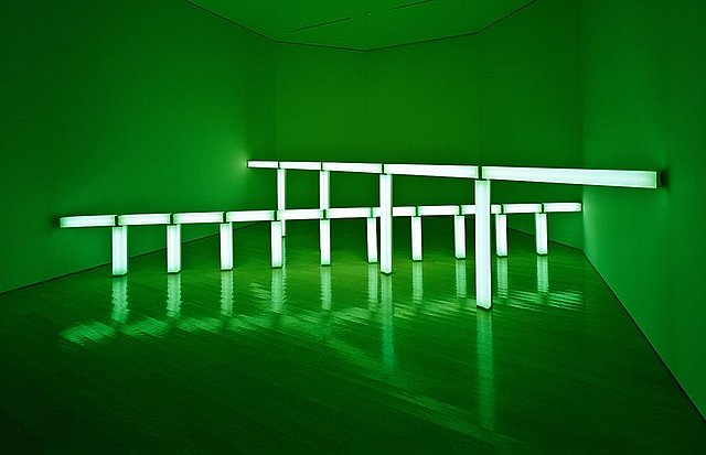 Greens Crossing Greens Dan Flavin 1966