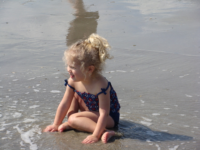 My sister Ashlyn was born