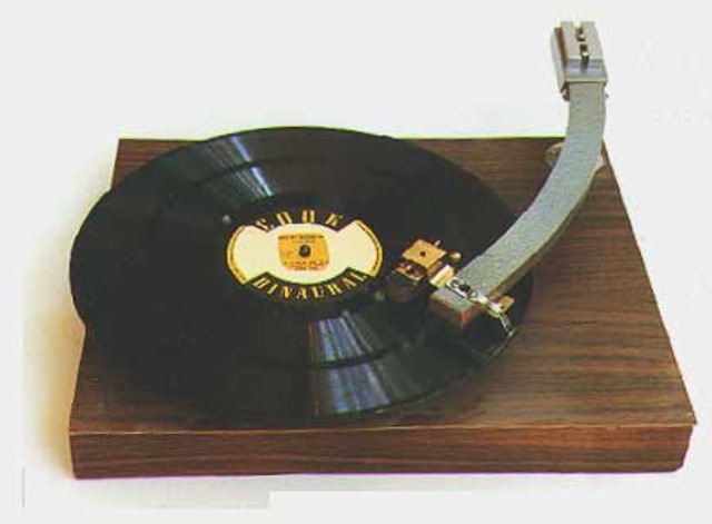 An experimental "binaural" phonograph system is created by Bell laboratories.            The two channels of sound were on separate grooves of a 78rpm vinyl record, requiring