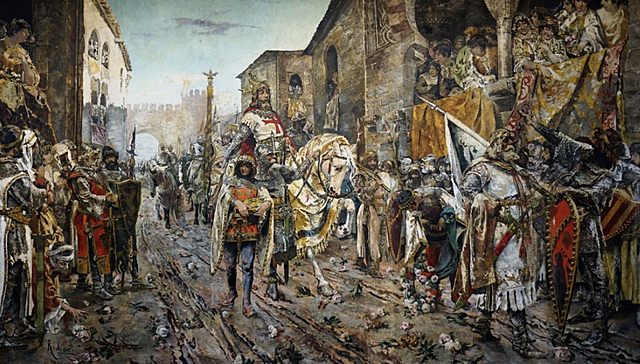 Jaume I conquista Baleares y Valencia.