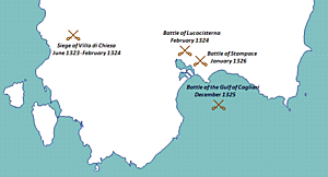 Ocupación de Cerdeña por Jaime II