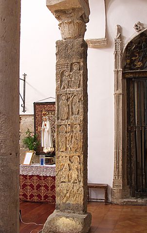 Pilar de la catedral de Toledo.
