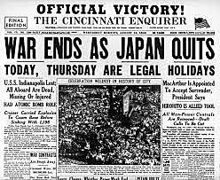 Victory over Japan Day (End of WWII)