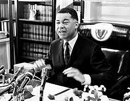 Edward W. Brooke becomes first African American U.S. Senator
