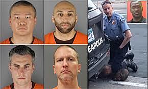 George Floyd is murdered