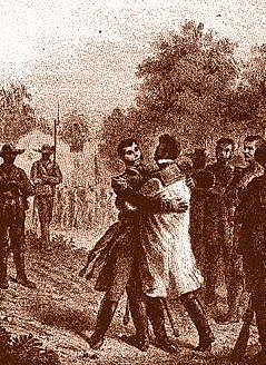 Agustin de iturbide combate a Vicente Guerrero