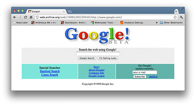 Основание Google