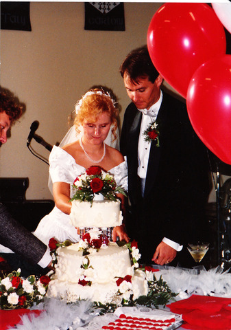 My mom and dad got married.