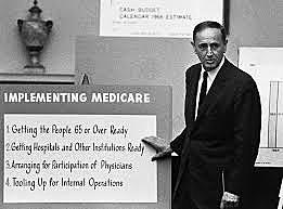 Medicare, the government medical program for citizens over the age of 65, begins.