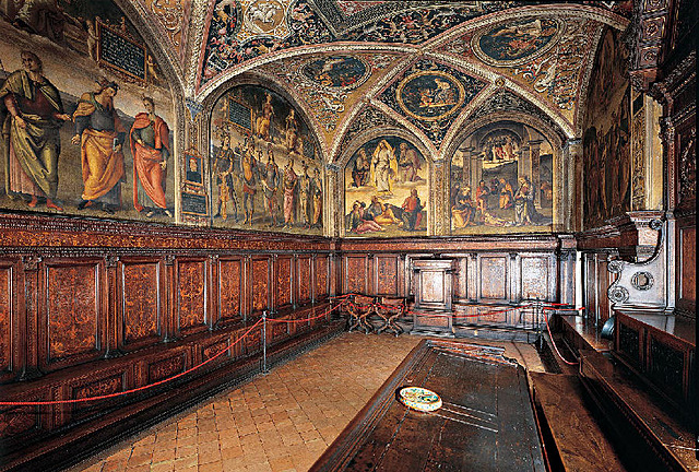 Collegio del Cambio, Perugino 1496-1500