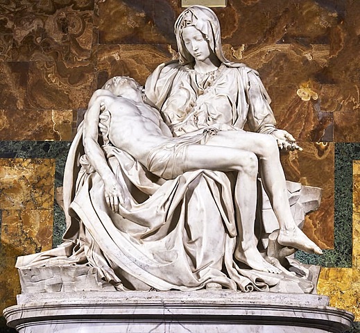 Pietà Vaticana, Michelangelo 1498-1499