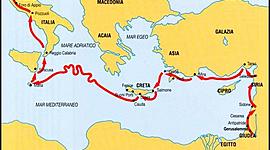 Timeline: quarto viaggio di San Paolo