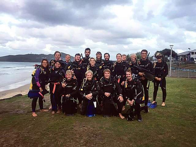 We met for the first time in Byron Bay