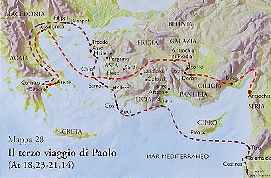 Inizia il Terzo Viaggio di Paolo