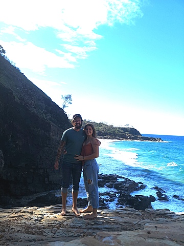 We moved together in Brisbane