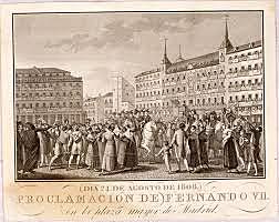 Entrada de Fernando VII en Madrid