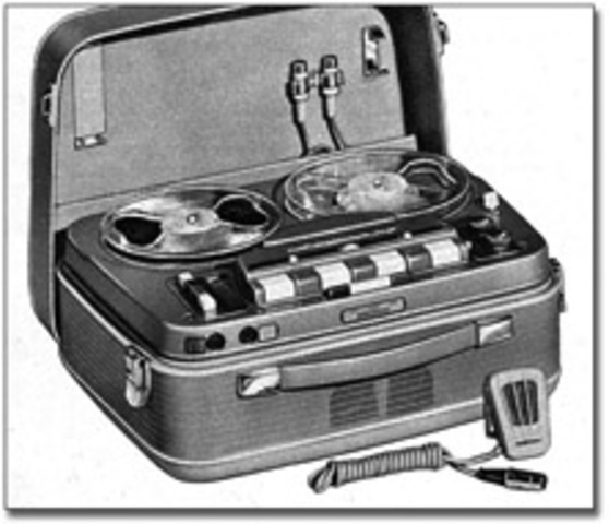 The first pre-recorded reel to reel tape is offered to sale.