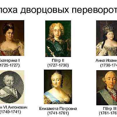 Timeline: Дворцовые перевороты в России