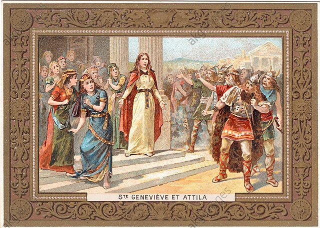 Attila and Saint Geneviève