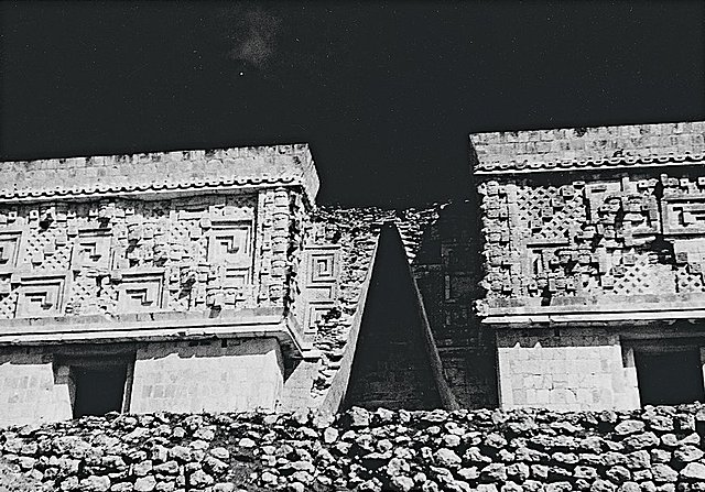 PHOTOGRAPH: "Governor's Palace, Uxmal" Josef Albers 1952