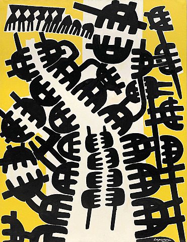 PAINTING: "Surface 210" Giuseppe Capogrossi 1957