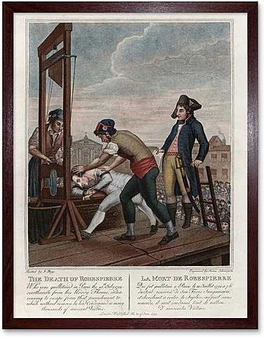 The Reign of Terror ends With Robespierre