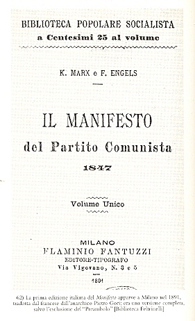 Manifesto del Partito comunista