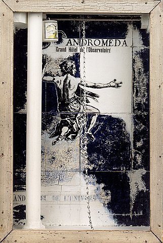 COLLAGE: "Andromeda: Grand Hôtel de l’Observatoire" Joseph Cornel 1954