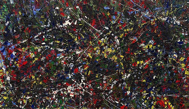 PAINTING: "Blue Night" Jean-Paul Riopelle 1953
