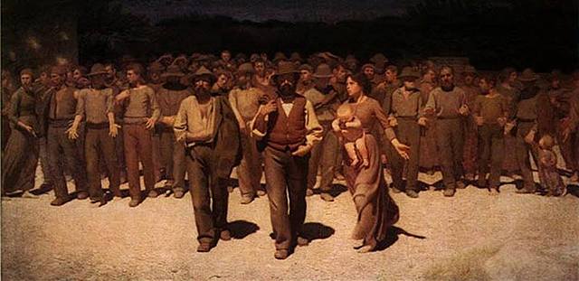 El cuart estat (Giuseppe Pellizza da Volpedo)