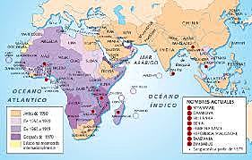 Auge de la expansión imperialista en Asia, África y Oceanía