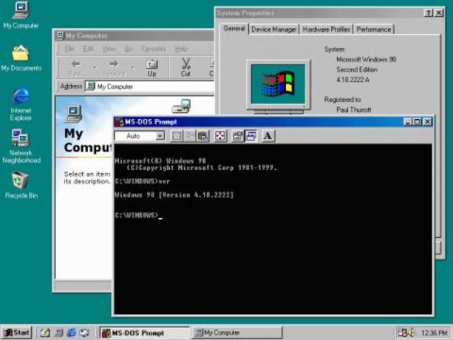 Windows 98 Second Edition