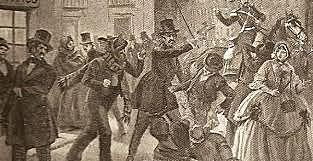 Protesta estudiantil en la Noche de San Daniel