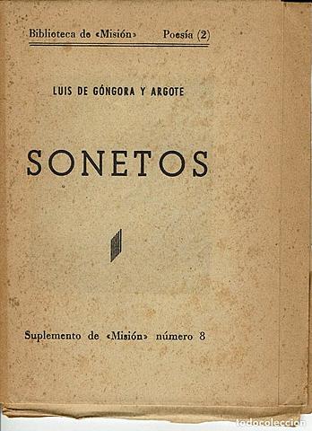 Sonetos-Góngora