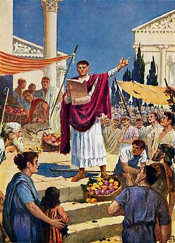 Proclamació edicte de Milà