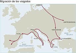 Visigots s’estableixen dins l’imperi romà