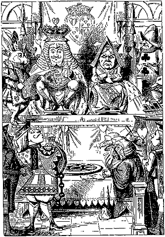 Alice attends a trial for the Knave of Hearts