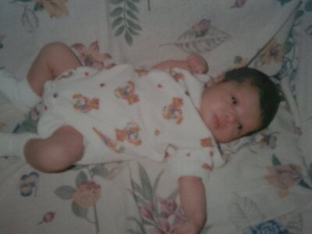 My youngest sister was born