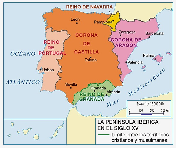 Unión de Aragón y Cataluña: creación de la corona de Aragón.